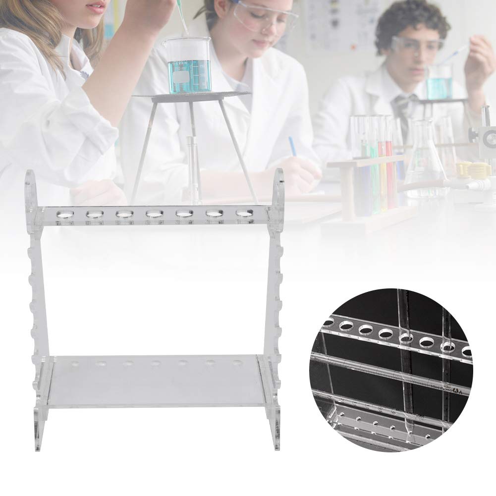 Organic Glass Pipette Stand, Stable Trapezoid Pipette Rack